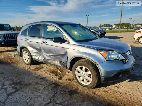 2007 Honda Cr-V Ex VIN 5J6RE48527L002304 фото 4
