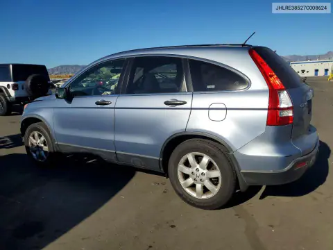 2007 Honda Cr-V Ex VIN JHLRE38527C008624 фото 2
