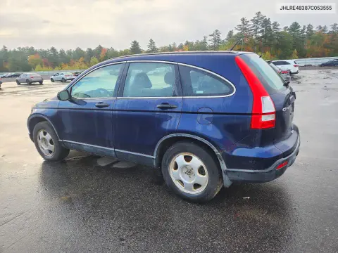 2007 Honda Cr-V Lx VIN JHLRE48387C053555 фото 2