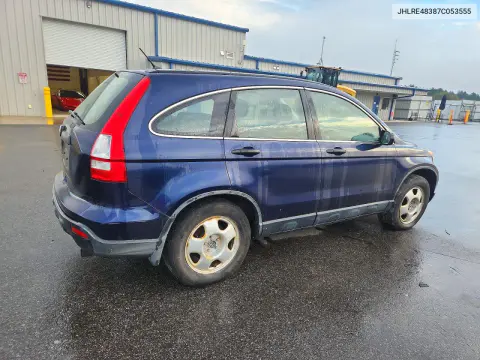 2007 Honda Cr-V Lx VIN JHLRE48387C053555 фото 3