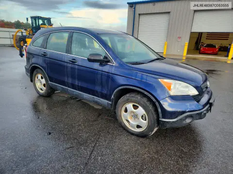 2007 Honda Cr-V Lx VIN JHLRE48387C053555 фото 4