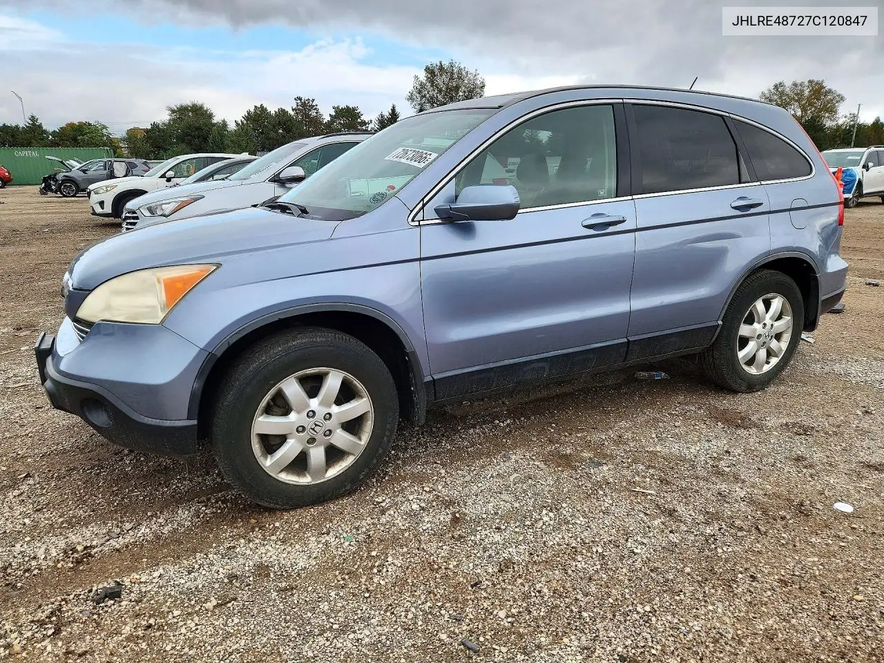 JHLRE48727C120847 Honda CR-V 2007 — повреждение Передняя часть, фото до ремонта