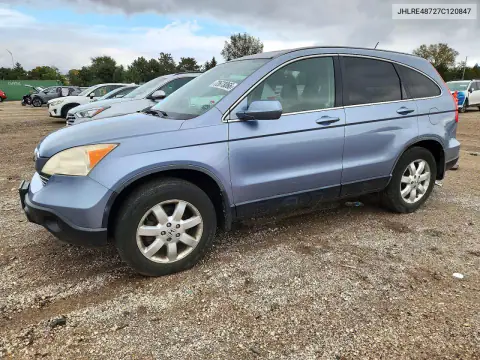 JHLRE48727C120847 — 2007 Honda CR-V, Передняя часть, фото до ремонта