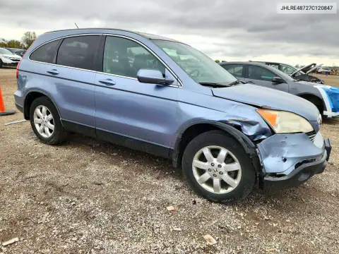 JHLRE48727C120847 — 2007 Honda CR-V, фото 4 с аукциона Copart, Передняя часть