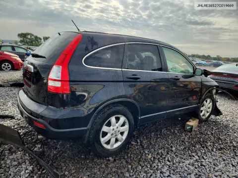 JHLRE38527C019669 — 2007 Honda CR-V, фото 3 с аукциона Copart, Передняя часть