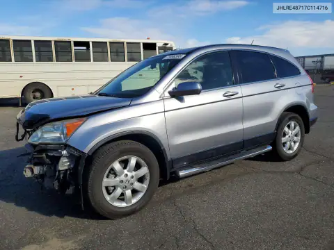JHLRE48717C114716 — 2007 Honda CR-V, Передняя часть, фото до ремонта