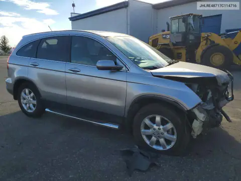 JHLRE48717C114716 — 2007 Honda CR-V, фото 4 с аукциона Copart, Передняя часть