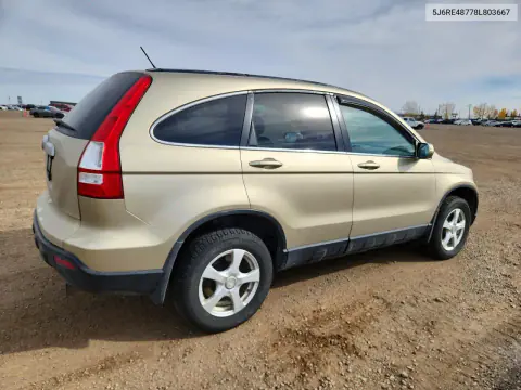 2008 Honda Cr-V Exl VIN 5J6RE48778L803667 фото 3