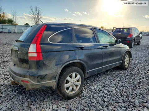 2008 Honda Cr-V Ex VIN JHLRE48538C018408 фото 3