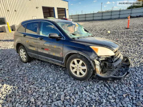 2008 Honda Cr-V Ex VIN JHLRE48538C018408 фото 4