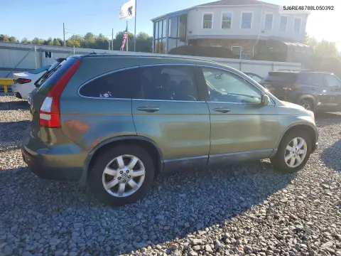 2008 Honda Cr-V Exl VIN 5J6RE48788L050392 фото 3