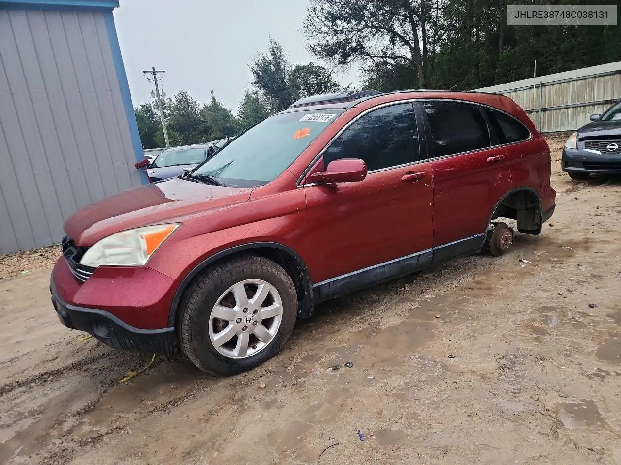 2008 Honda Cr-V Exl VIN JHLRE38748C038131 фото 1