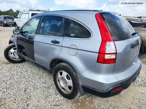 3CZRE38398G708869 — 2008 Honda CR-V, фото 2 с аукциона Copart, Передняя часть