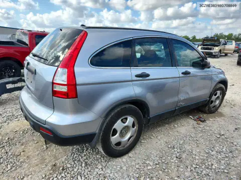 3CZRE38398G708869 — 2008 Honda CR-V, фото 3 с аукциона Copart, Передняя часть