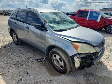 3CZRE38398G708869 — 2008 Honda CR-V, фото 4 с аукциона Copart, Передняя часть