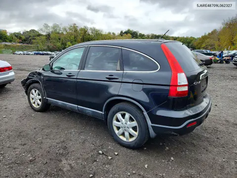 2009 Honda Cr-V Exl VIN 5J6RE48709L062327 фото 2