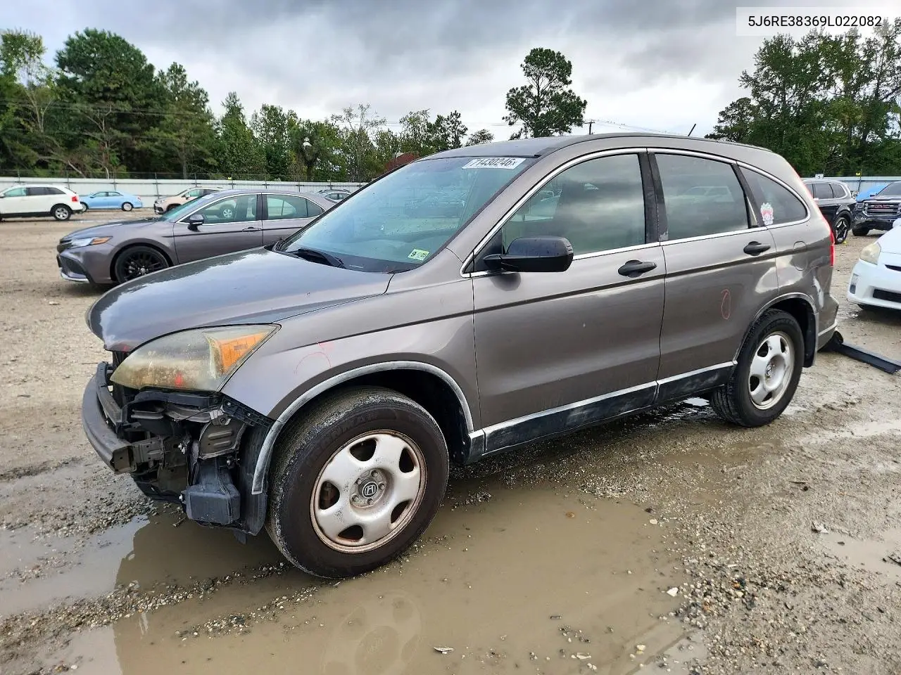 2009 Honda Cr-V Lx VIN 5J6RE38369L022082 фото 1