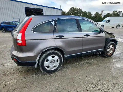 2009 Honda Cr-V Lx VIN 5J6RE38369L022082 фото 3