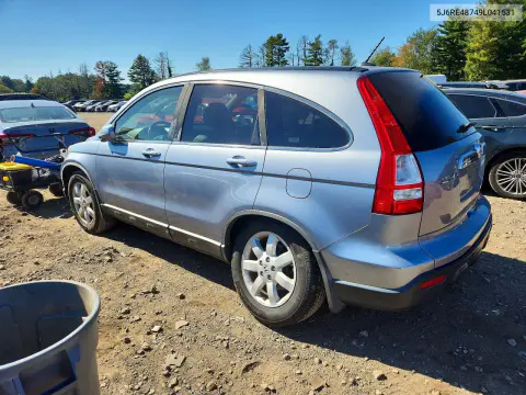 2009 Honda Cr-V Exl VIN 5J6RE48749L041531 фото 2