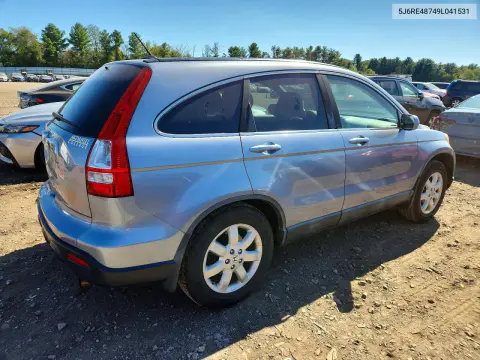 2009 Honda Cr-V Exl VIN 5J6RE48749L041531 фото 3