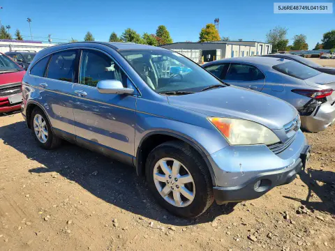 2009 Honda Cr-V Exl VIN 5J6RE48749L041531 фото 4