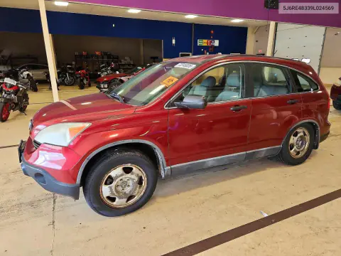 2009 Honda Cr-V Lx VIN 5J6RE48339L024569 фото 1