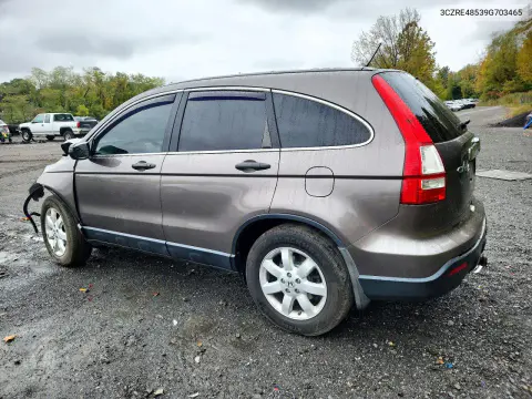 2009 Honda Cr-V Ex VIN 3CZRE48539G703465 фото 2