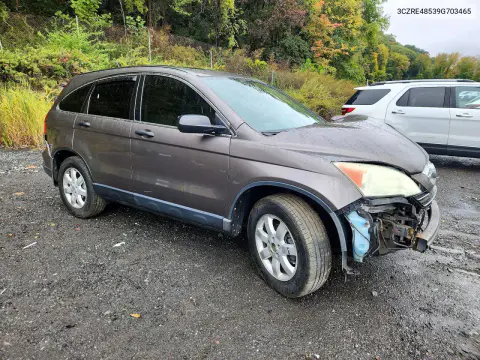 2009 Honda Cr-V Ex VIN 3CZRE48539G703465 фото 4