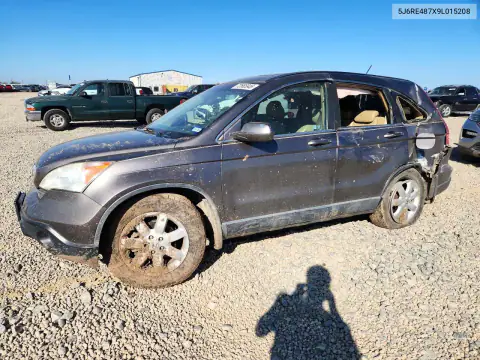 5J6RE487X9L015208 — 2009 Honda CR-V, Боковая часть, фото до ремонта
