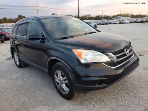 JHLRE4H76AC003876 — 2010 Honda CR-V, фото 4 с аукциона Copart, Передняя часть