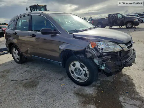 2010 Honda Cr-V Lx VIN 3CZRE3H3XAG703265 фото 4