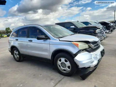 5J6RE3H32AL021404 — 2010 Honda CR-V, фото 4 с аукциона Copart, Передняя часть