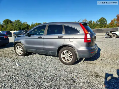 5J6RE3H57AL030939 — 2010 Honda CR-V, фото 2 с аукциона Copart, Передняя часть