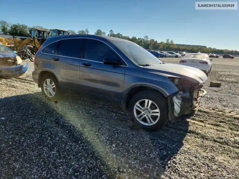 5J6RE3H57AL030939 — 2010 Honda CR-V, фото 4 с аукциона Copart, Передняя часть