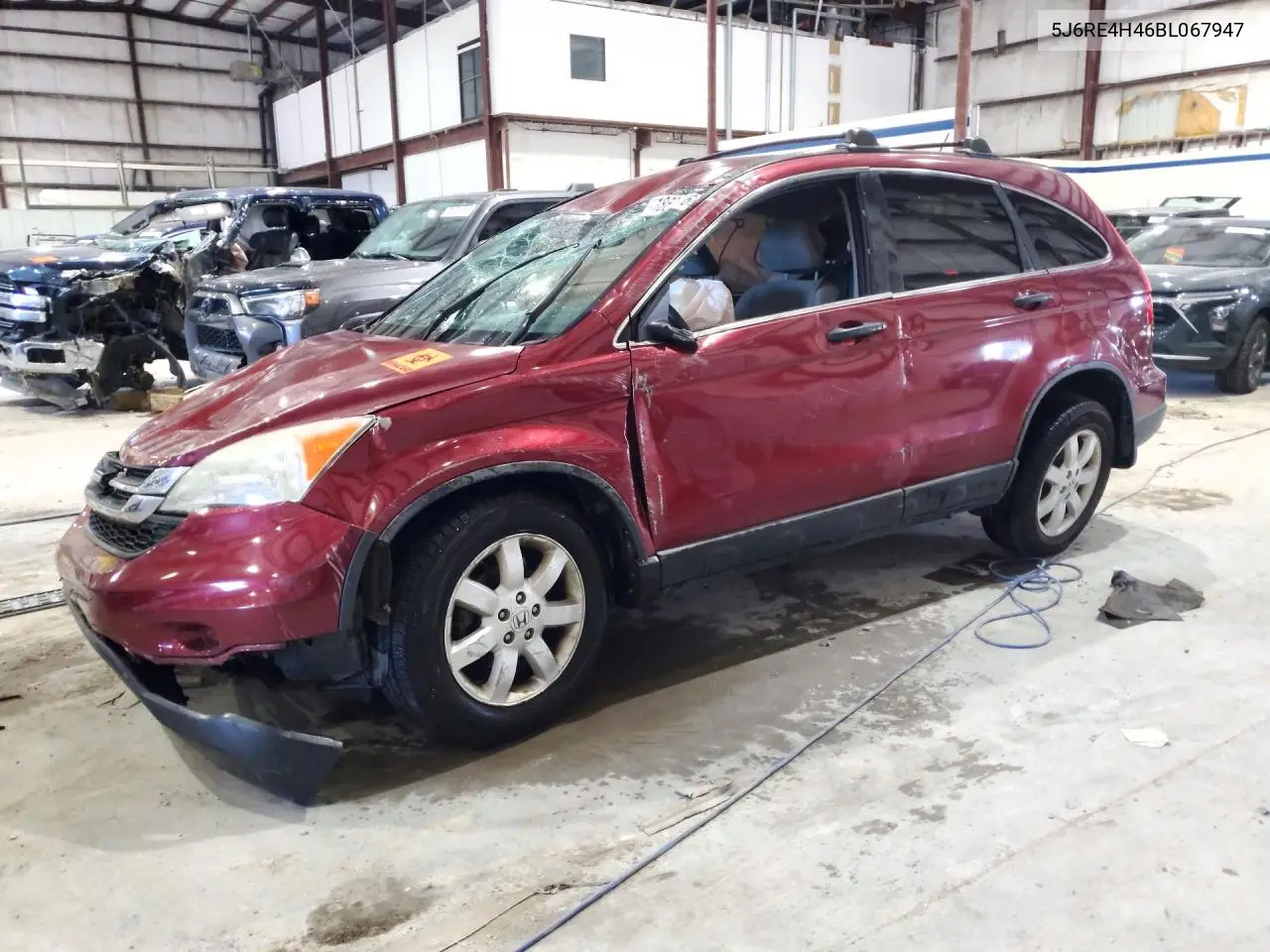 5J6RE4H46BL067947 Honda CR-V 2011 — повреждение Опрокидывание, фото до ремонта