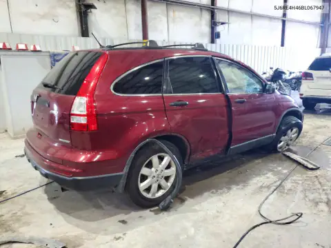 5J6RE4H46BL067947 — 2011 Honda CR-V, фото 3 с аукциона Copart, Опрокидывание