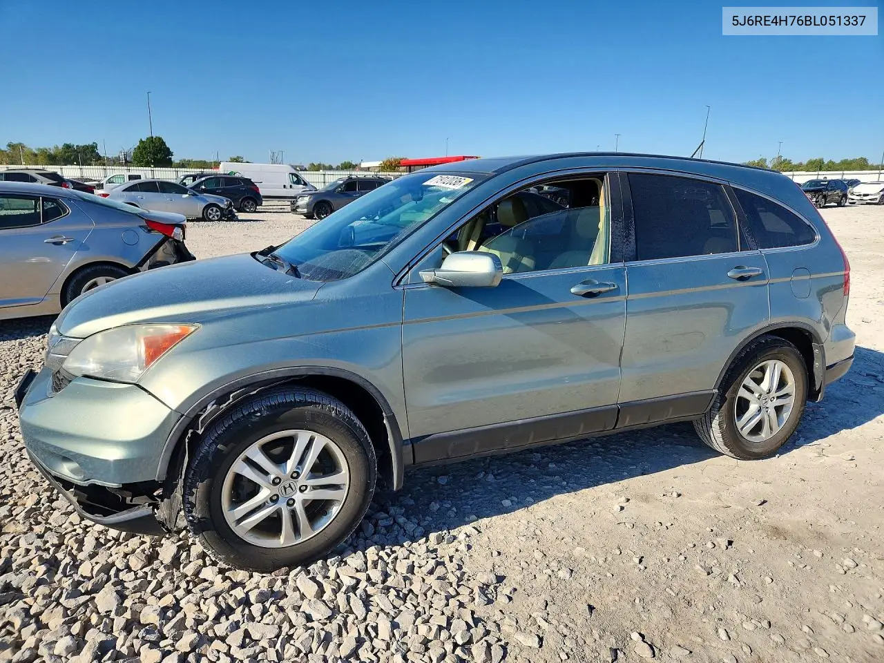 2011 Honda Cr-V Exl VIN 5J6RE4H76BL051337 фото 1