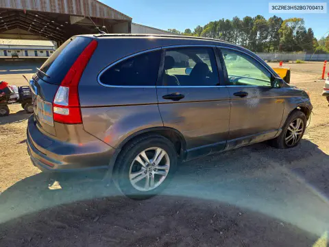 2011 Honda Cr-V Ex VIN 3CZRE3H52BG700413 фото 3