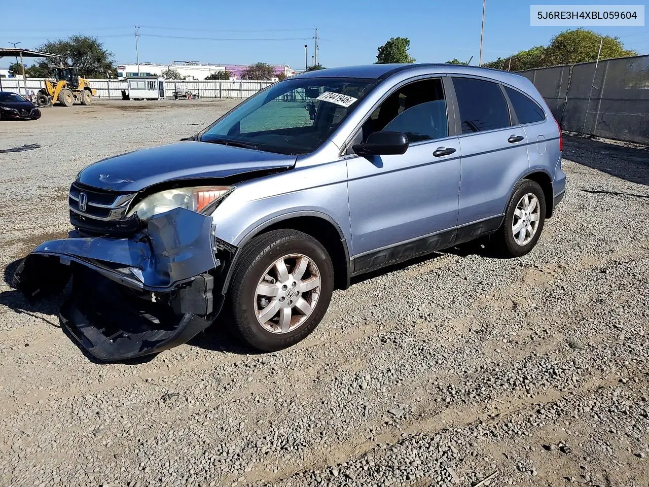 2011 Honda Cr-V Se VIN 5J6RE3H4XBL059604 фото 1