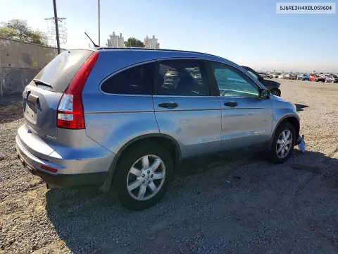 2011 Honda Cr-V Se VIN 5J6RE3H4XBL059604 фото 3