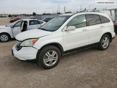 5J6RE4H76BL094267 — 2011 Honda CR-V, Передняя часть, фото до ремонта