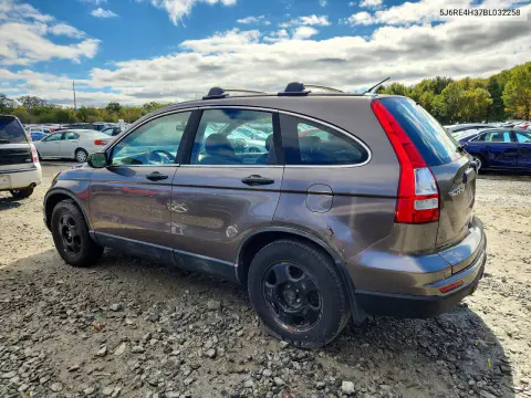 2011 Honda Cr-V Lx VIN 5J6RE4H37BL032258 фото 2