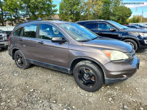 2011 Honda Cr-V Lx VIN 5J6RE4H37BL032258 фото 4