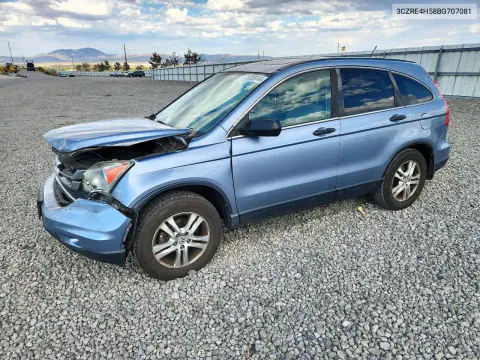 3CZRE4H58BG707081 — 2011 Honda CR-V, Передняя часть, фото до ремонта
