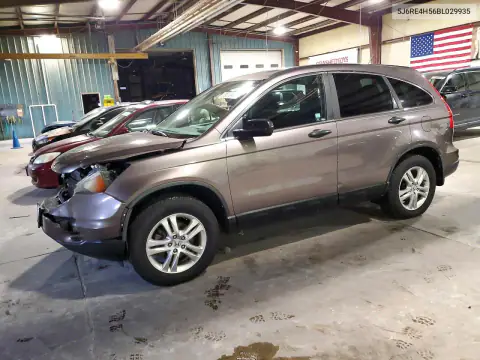 5J6RE4H56BL029935 — 2011 Honda CR-V, Передняя часть, фото до ремонта