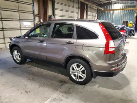 5J6RE4H56BL029935 — 2011 Honda CR-V, фото 2 с аукциона Copart, Передняя часть