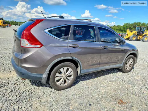 2012 Honda Cr-V Ex VIN 5J6RM3H5XCL006494 фото 3