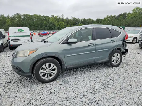 JHLRM3H76CC006597 — 2012 Honda CR-V, Задняя часть, фото до ремонта