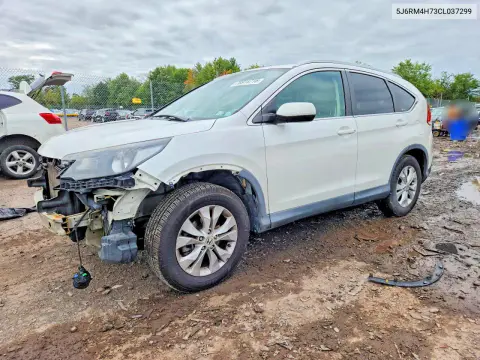 5J6RM4H73CL037299 — 2012 Honda CR-V, Передняя часть, фото до ремонта