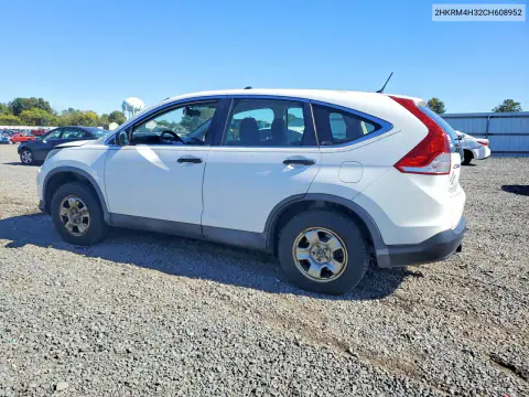 2012 Honda Cr-V Lx VIN 2HKRM4H32CH608952 фото 2